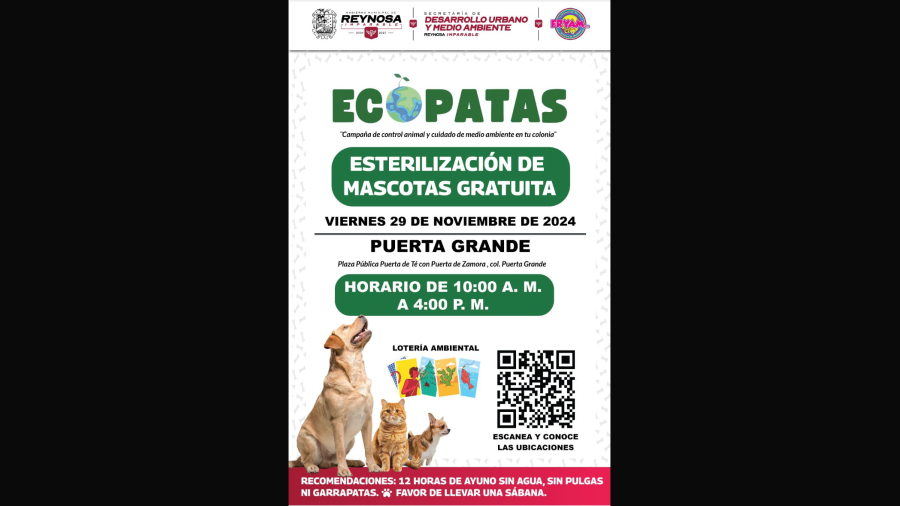 Impulsan Alcalde de Reynosa Carlos Peña Ortiz y ciudadanos, mejor vida para los animales