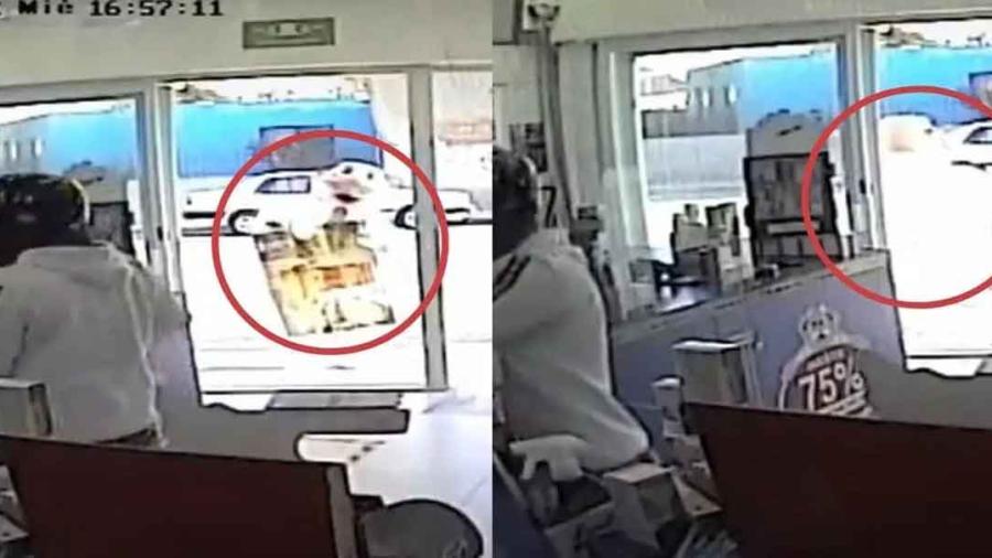 Botarga de Dr. Simi huye al ver asalto en farmacia
