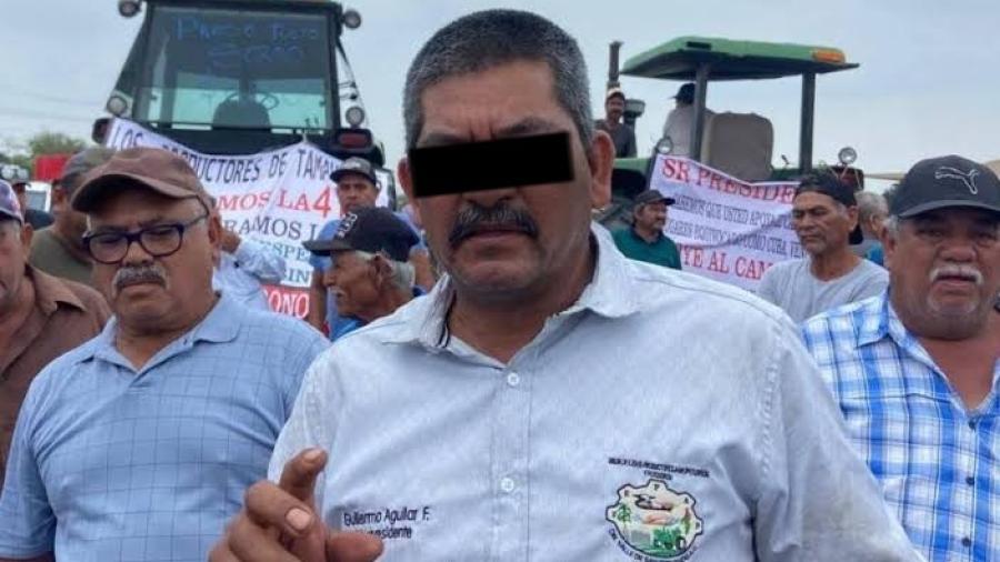 Por bloquear carreteras y puentes en Tamaulipas detienen a líder sorguero; será presentado ante juez de Control