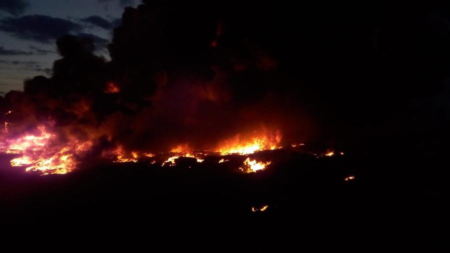 Continuos incendios de pastizales y baldíos 