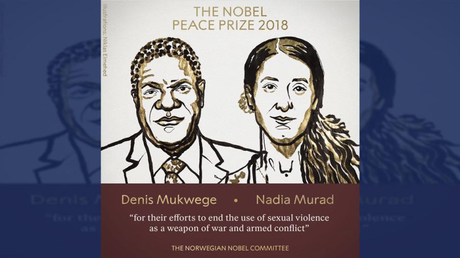 Denis Mukwege y Nadia Murad ganan Nobel de la Paz 2018