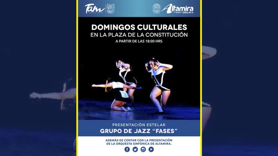 Invitan Ayuntamiento a "Domingos Culturales"
