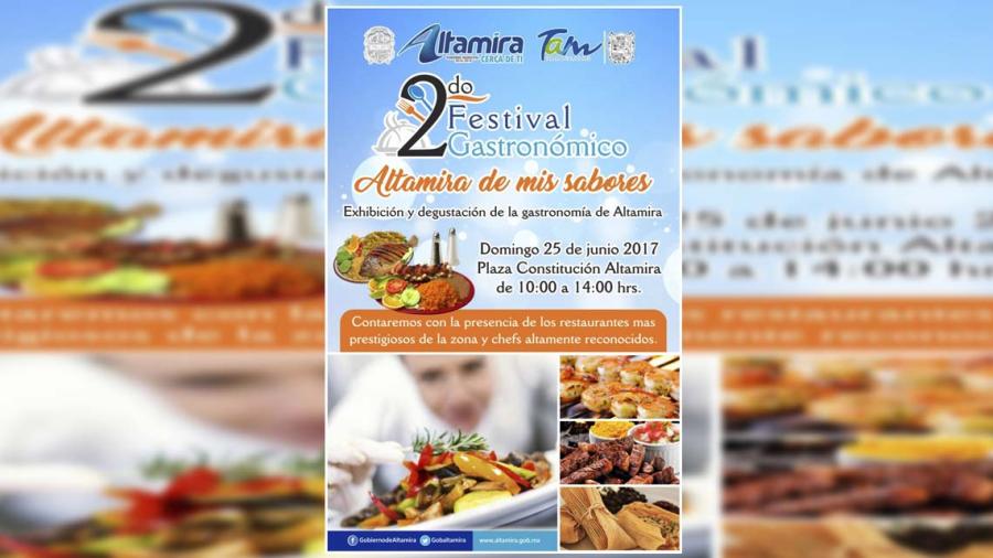 Realizarán 2do festival gastronómico en Altamira