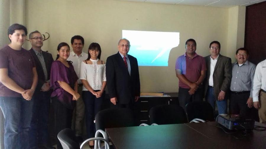 Jorge Gabriel Covarrubias visita instituciones de Educación Superior