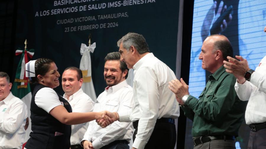 Se hace justicia en Tamaulipas, basifican a 915 trabajadores del sector salud