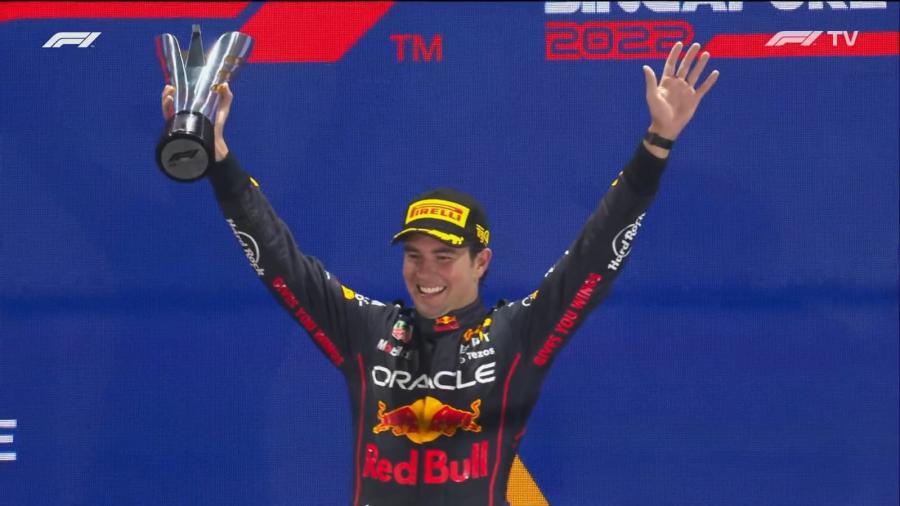 Sergio "Checo" Pérez gana el GP de Singapur