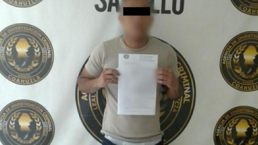 Detienen a secuestrador en Saltillo