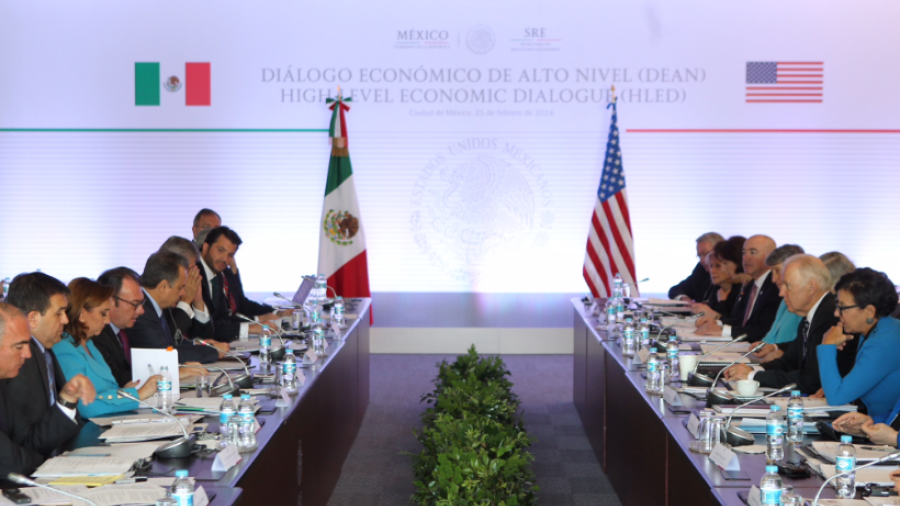 Celebrar&aacute;n M&eacute;xico y EU di&aacute;logo econ&oacute;mico de alto nivel este lunes