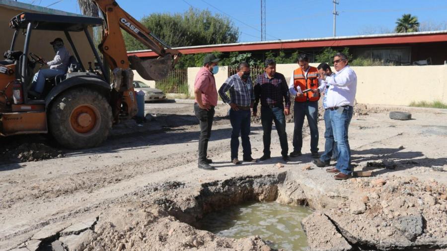 Avanzan trabajos de rehabilitación de red de drenaje sanitario, obras que traerán mejores condiciones para los reynosenses