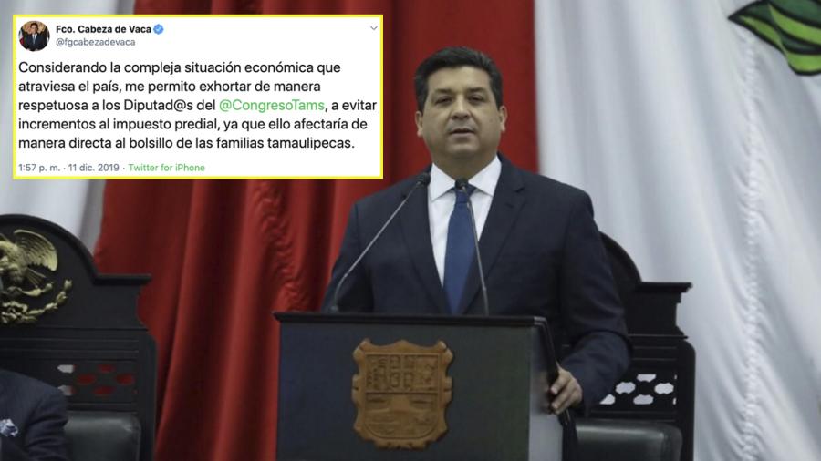 FGCV exhorta al Congreso de Tamaulipas a no aumentar impuesto al predial