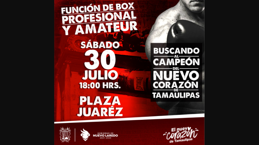 Este sábado hay función de box gratuita en la plaza Juárez
