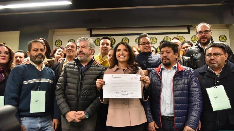 Barrales, precandidata a la jefatura de Gobierno de la CDMX