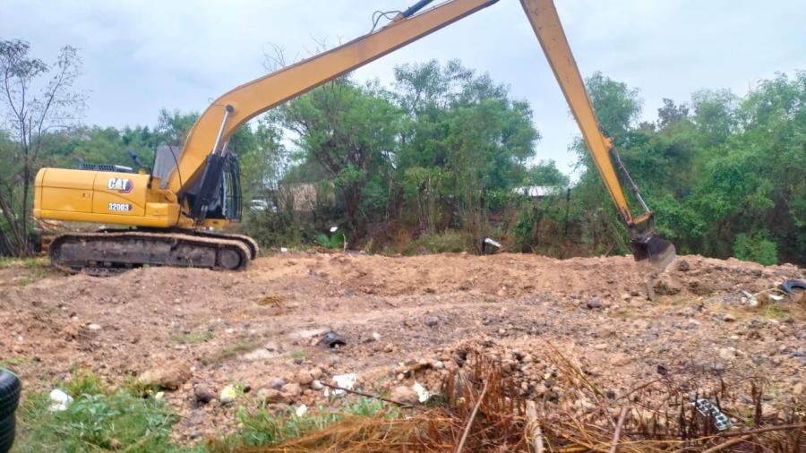 Efectúa Gobierno de Reynosa mantenimiento en pasos naturales de agua