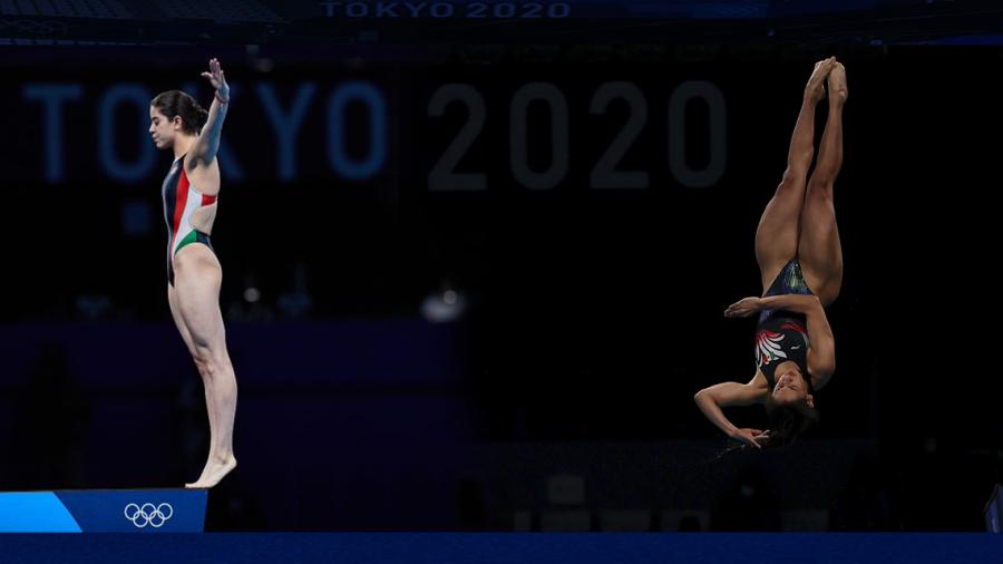 Gabriela Agúndez y Alejandra Orozco finalizan en 4to y 6to en final de plataforma de 10 metros