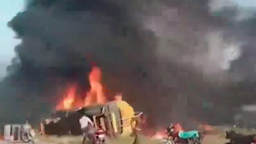 Al menos 40 muertos por explosión de un camión cisterna con gas en Liberia