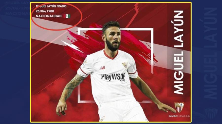 Sevilla comete pifia con bandera mexicana