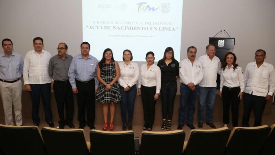 Tamaulipas y Renapo hacen sinergia para expedir actas en línea