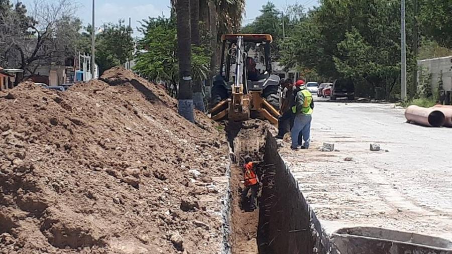 Dren pluvial en Riveras de Rancho Grande con 12% de avance