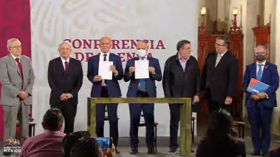 Firma AMLO convenio con la ONU para la compra de medicamentos
