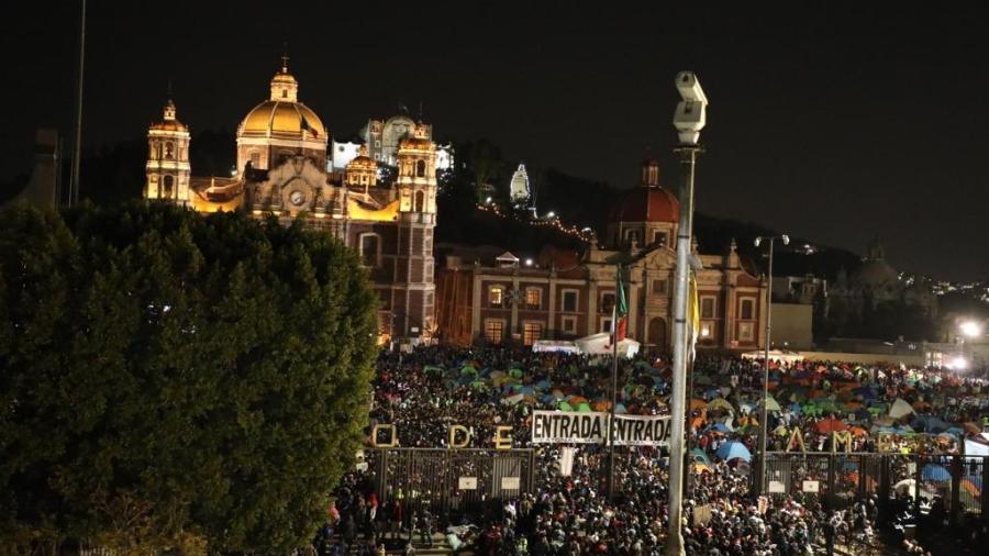 Arriban nueve millones de peregrinos a la Basílica de Guadalupe
