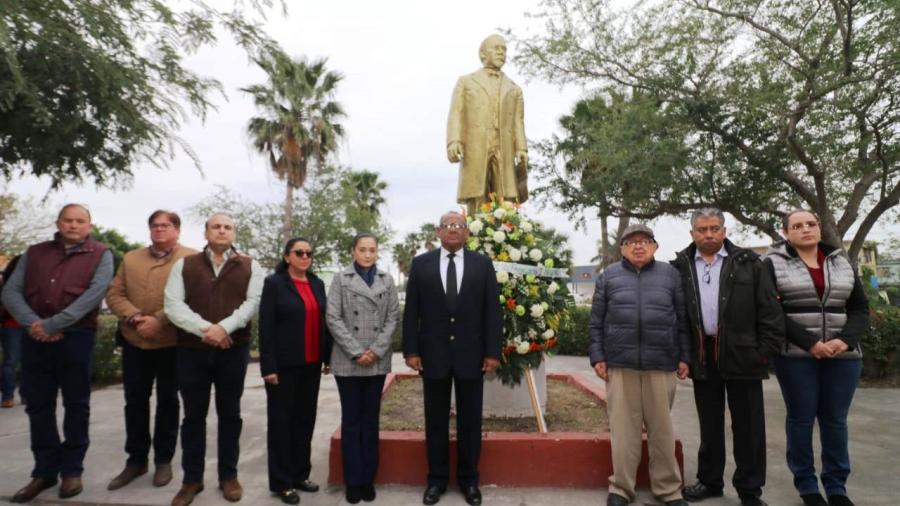 Conmemoran autoridades municipales 107  aniversario luctuoso de Francisco I. Madero