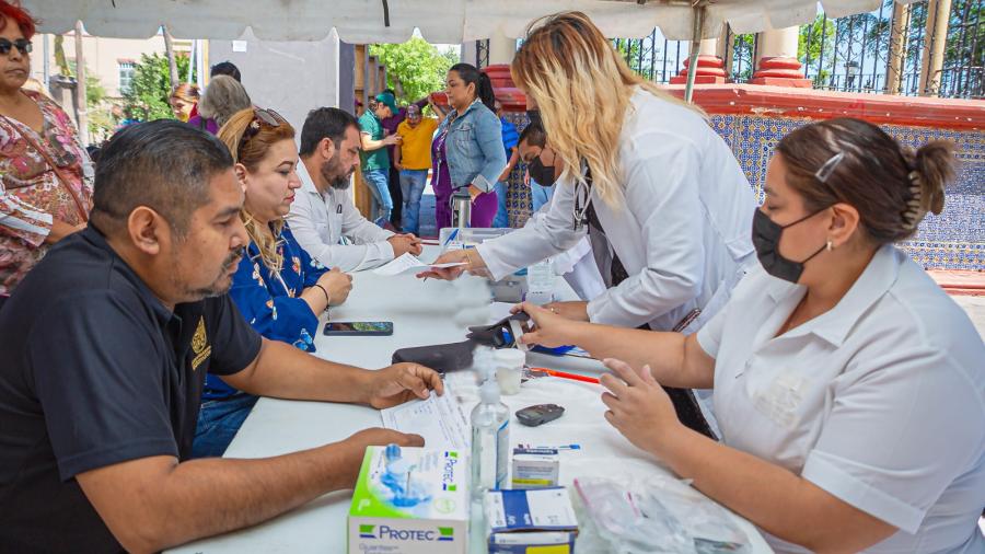 Celebra Municipio de Matamoros “Día Mundial  de la Salud” con brigada médica asistencial
