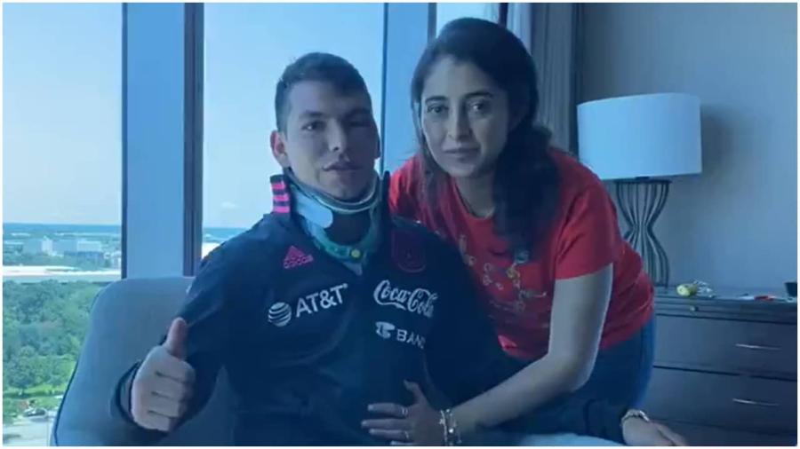 "Chucky" Lozano manda mensaje a la afición tras su lesión