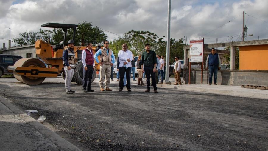 Impulsan federación y municipio importante paquete  de obras de pavimentación: Alcalde Mario López