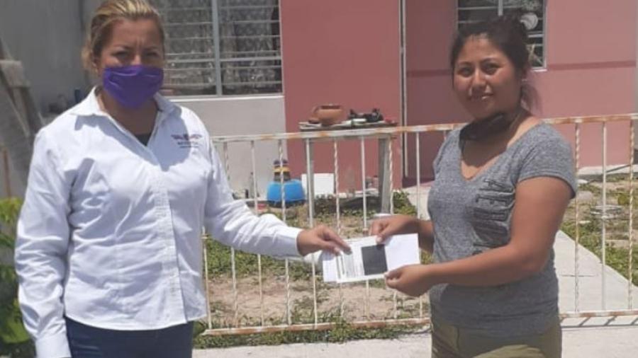Becas de Primaria se entregan a domicilio 