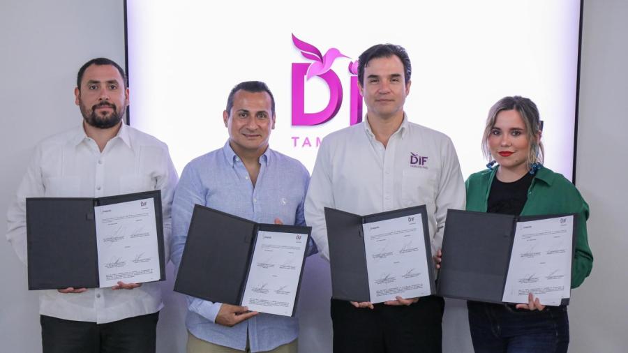 Firman convenio DIF Tamaulipas y Cinépolis