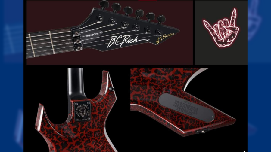 BC Rich y Netflix lanzan guitarra especial al estilo de Eddie Munson de Stranger  Things