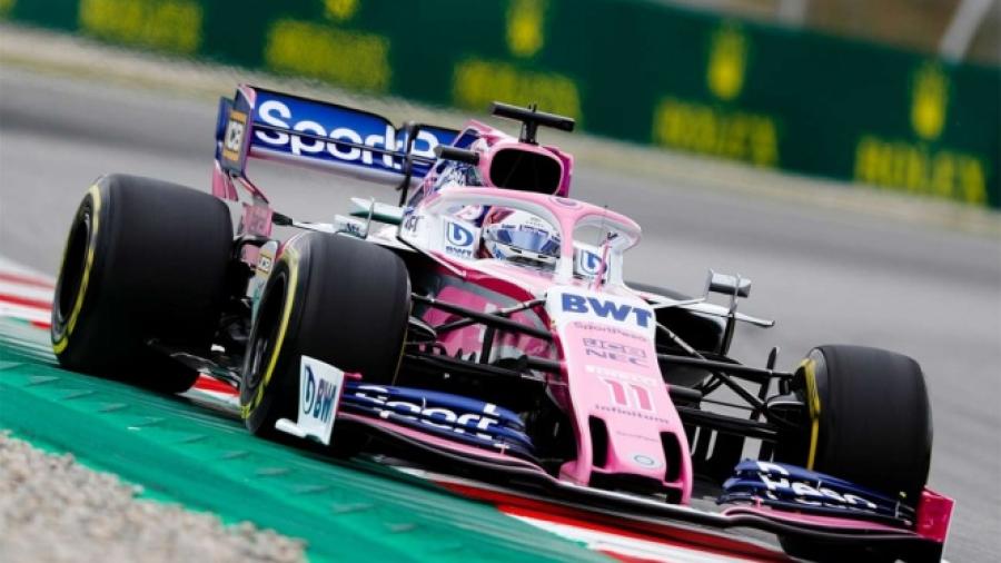 Sergio Pérez realiza con éxito ensayo rumbo a Mónaco 