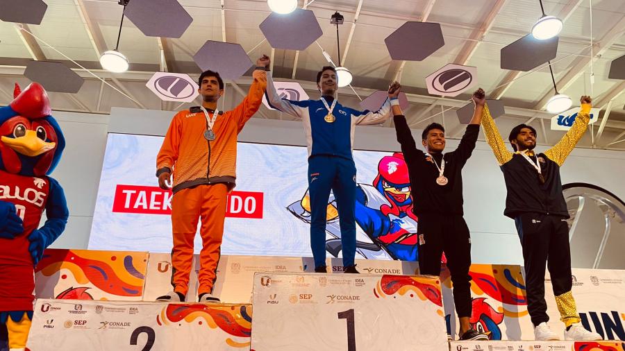 Da “Nacho” Pérez plata en TKD para la UAT