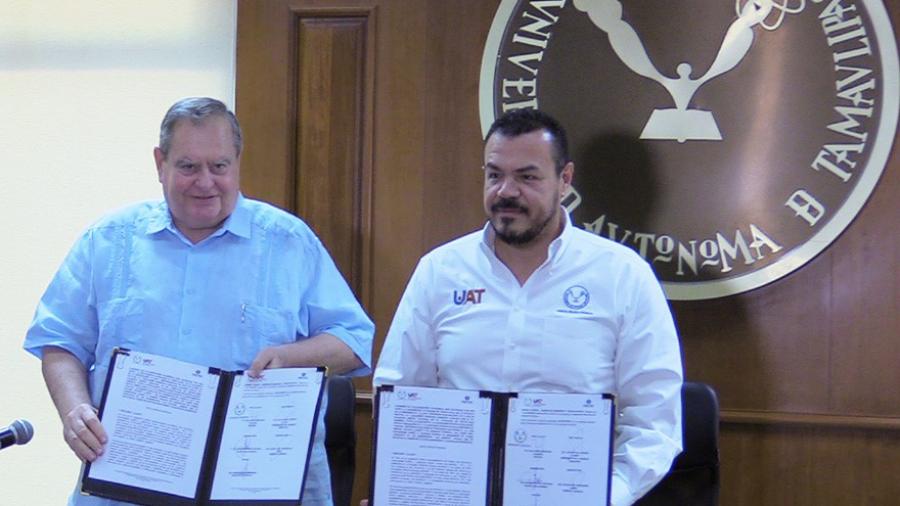 Firma UAT acuerdo con  Asociación de Industriales del Sur de Tamaulipas
