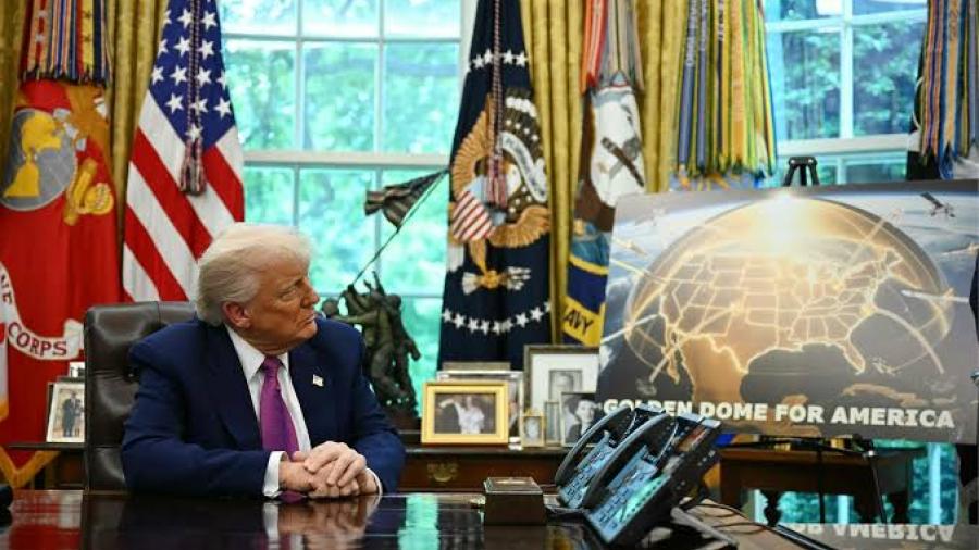 Trump anuncia ‘Cúpula Dorada’ para proteger EU de misiles; costará 175 mil millones de dólares