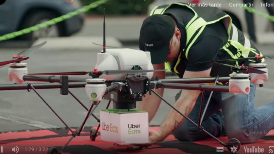 Uber Eats y McDonald´s preparan entregas con drones