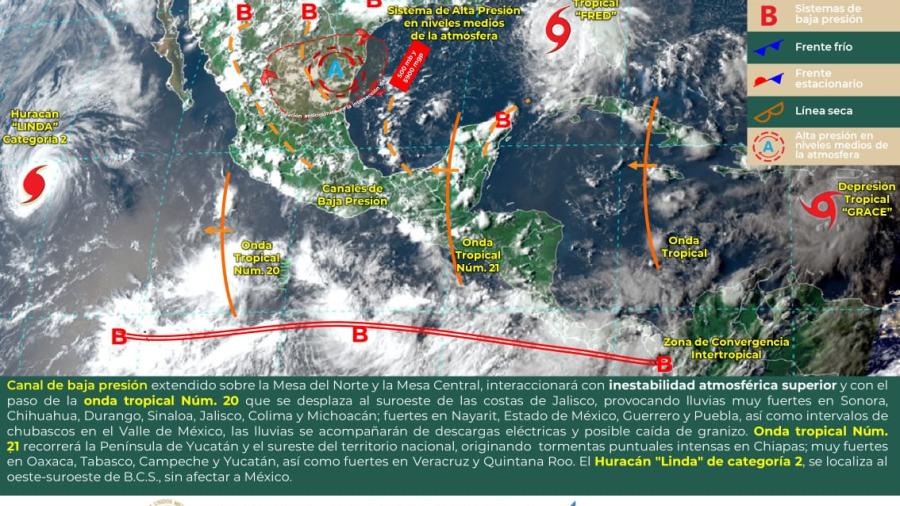 PCyB de Reynosa al pendiente de tormenta tropical Grace