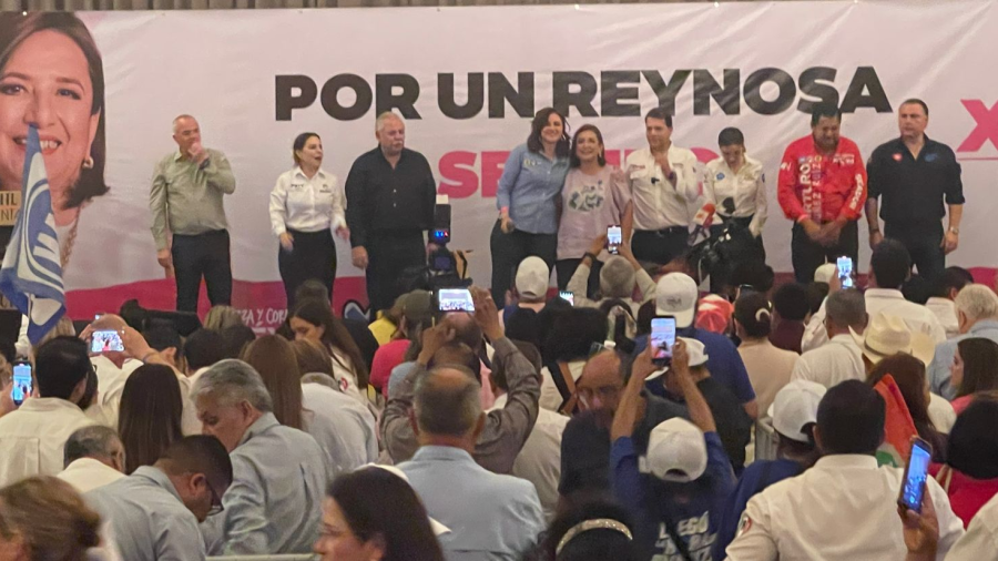 Se compromete Xóchitl a resolver inseguridad en Reynosa