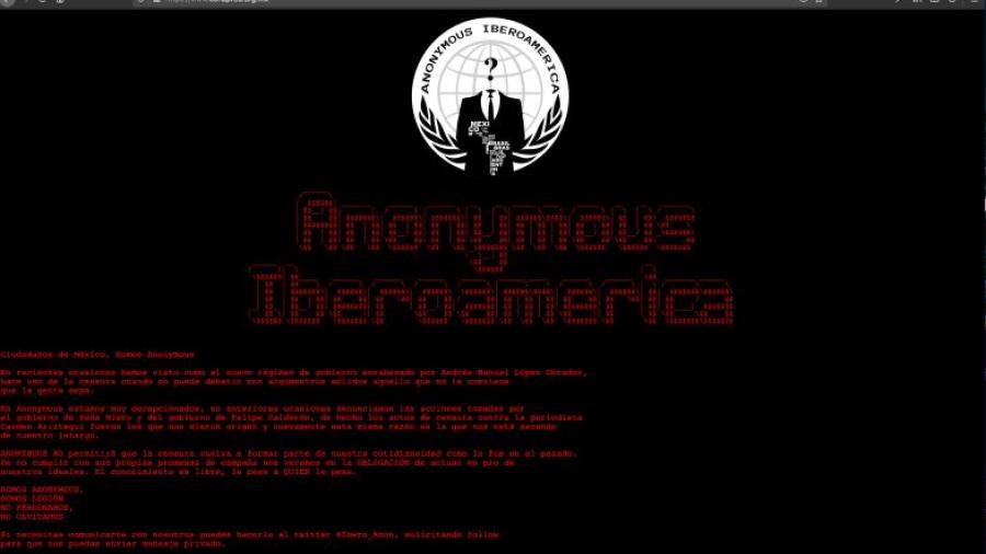 Hackean sitio web del Conapred