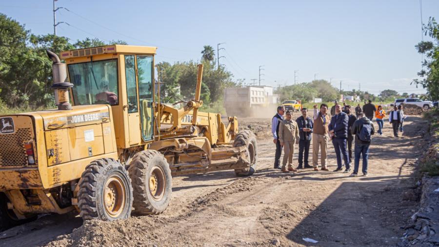 Supervisa Alcalde Mario López avances de obras; sigue cumpliendo al Pueblo de Matamoros