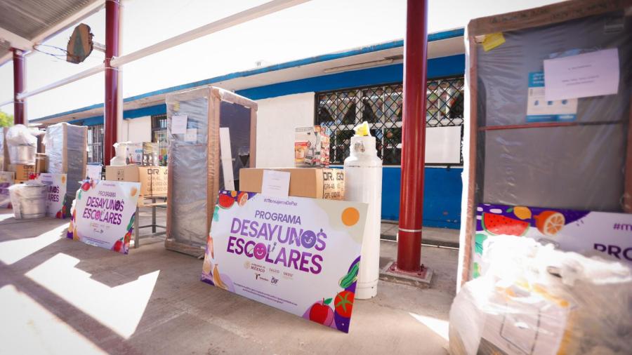 Equipa DIF Tamaulipas a desayunadores escolares y comedores comunitarios del estado