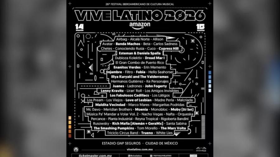 Vive Latino 2026: Conoce el cartel completo, fechas y preventa