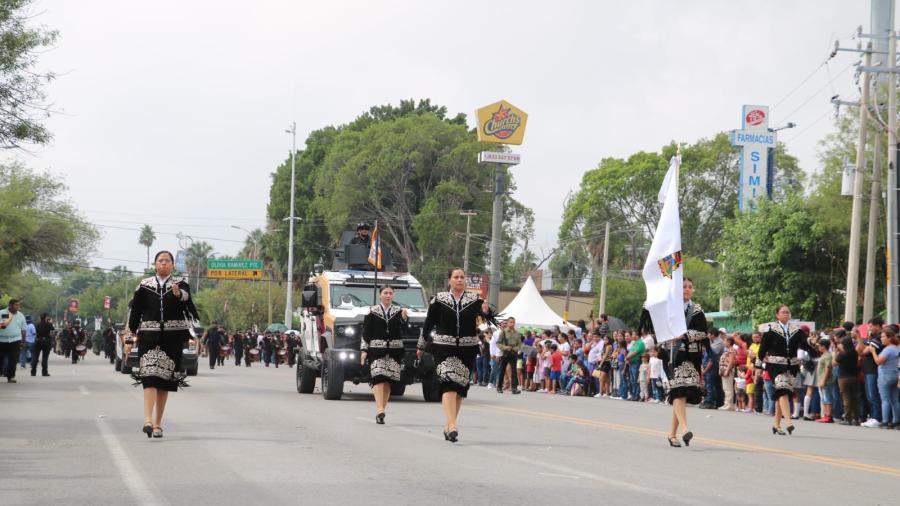 Participa SSPT en desfile conmemorativo de la Independencia de México