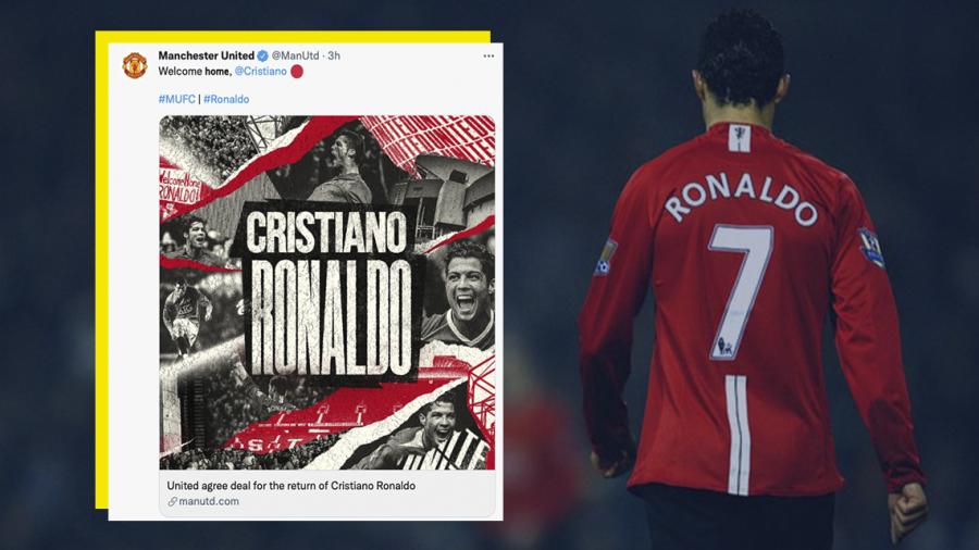 Confirma Manchester United el regreso de Cristiano Ronaldo 