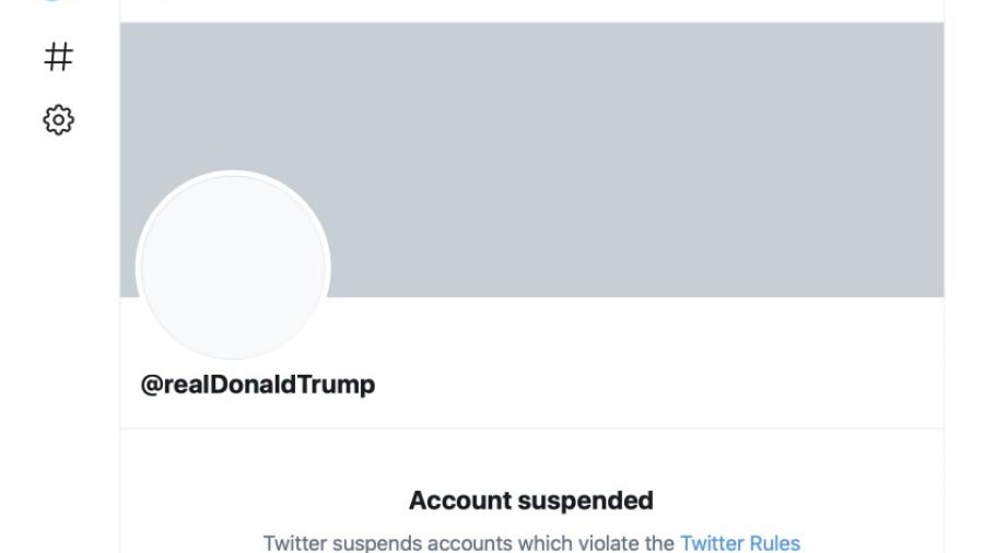 Twitter suspende permanentemente la cuenta de Donald Trump