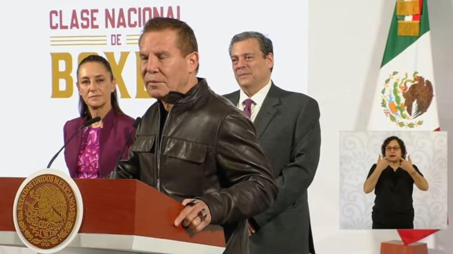Sheinbaum y Julio César Chávez anuncian clase nacional de box el 6 de abril
