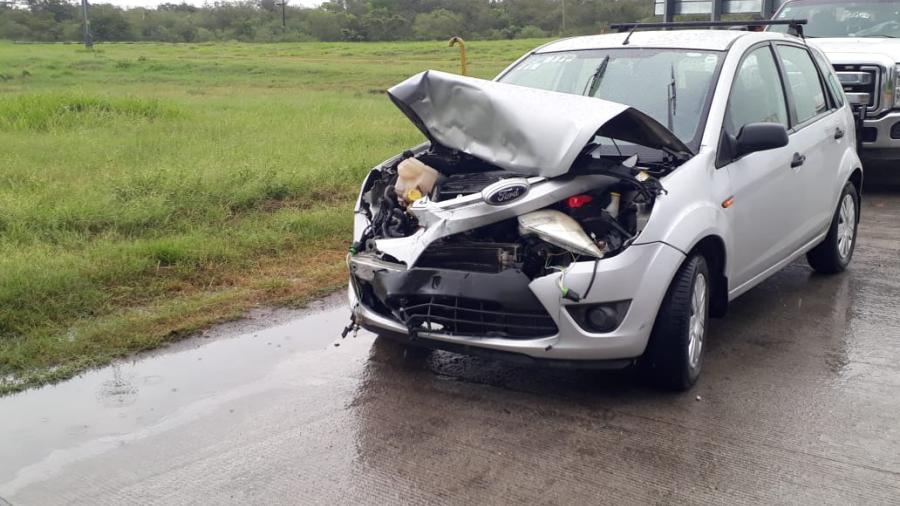 Se disparan accidentes vehiculares, tras fuerte lluvia.