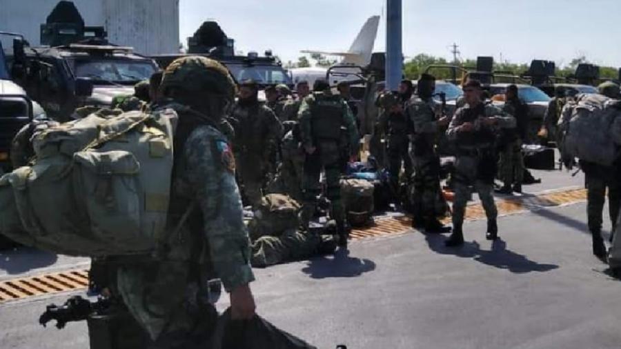 Arriban a Reynosa 200 elementos de la Sedena para reforzar seguridad