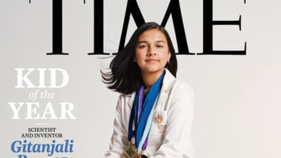 Revista Time pone a Gitanjali Rao como la ‘Niña del Año’ en su portada