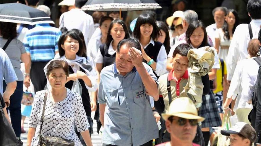 Récord de hospitalizados en Japón por extrema ola de calor 